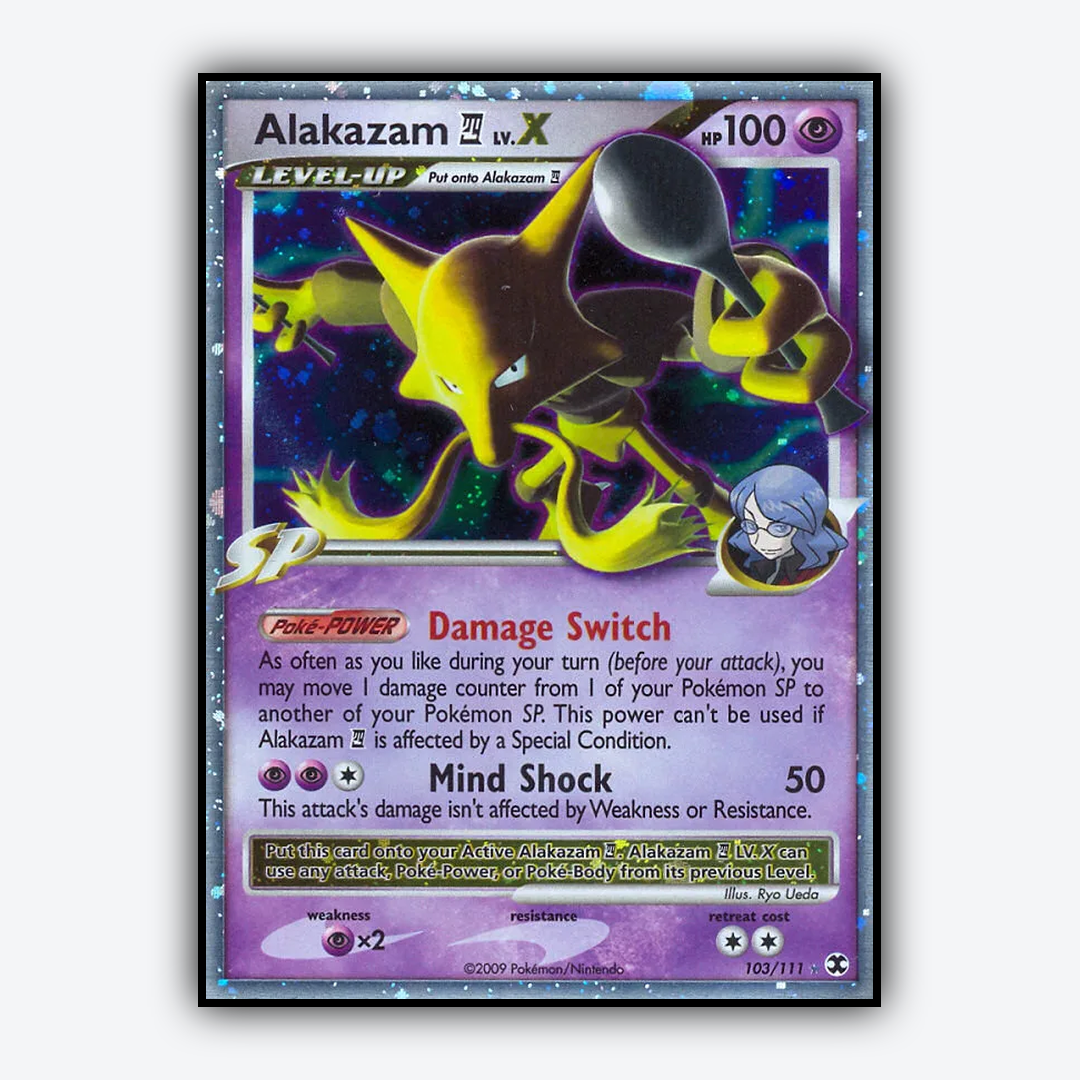 Alakazam E4 LV.X 103/111 - Rising Rivals Set - Card Rug