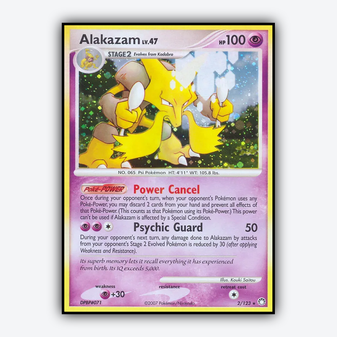 Alakazam 002/123 - Mysterious Treasures Set - Card Rug