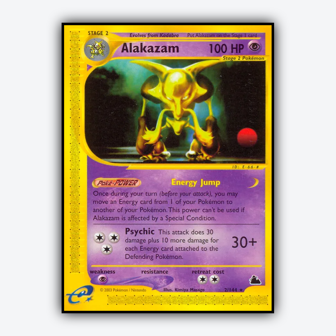 Alakazam 002/144 - Skyridge Set - Card Rug