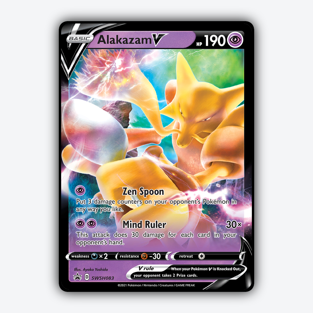 Alakazam V #83 - SWSH Black Star Promos Set - Card Rug