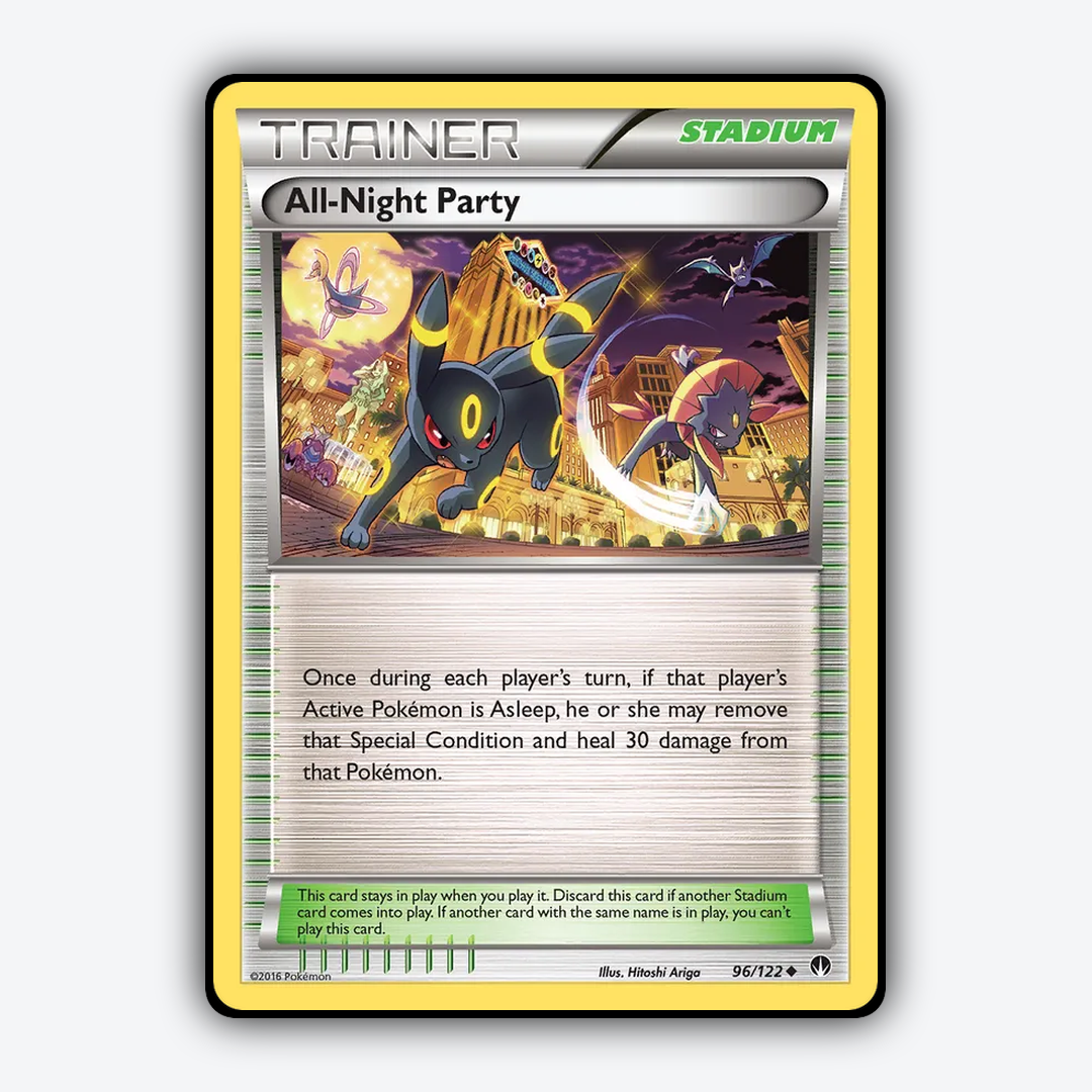 All-Night Party 096/122 - BREAKpoint Set - Card Rug