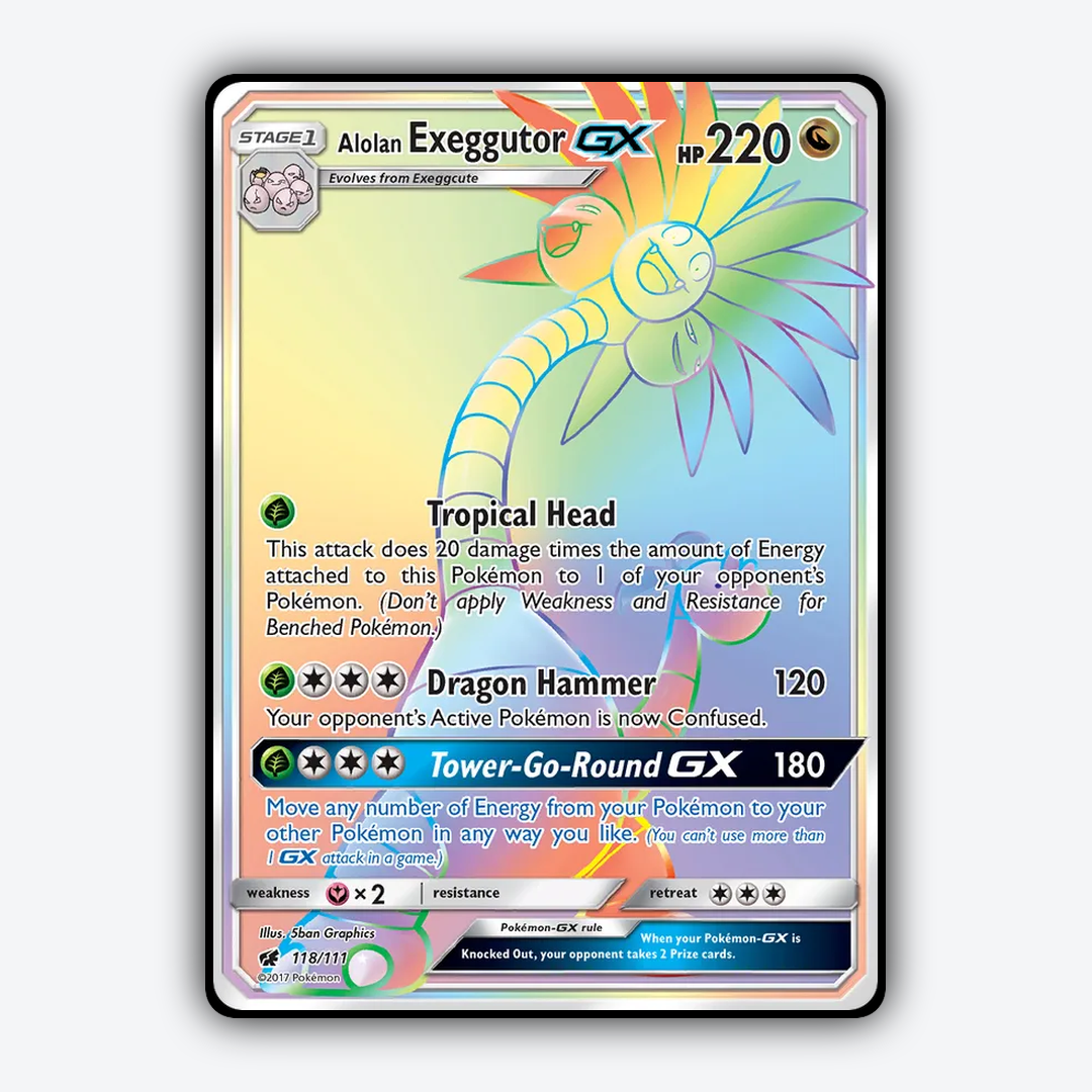 Alolan Exeggutor-GX 118/111 - Crimson Invasion Set - Card Rug