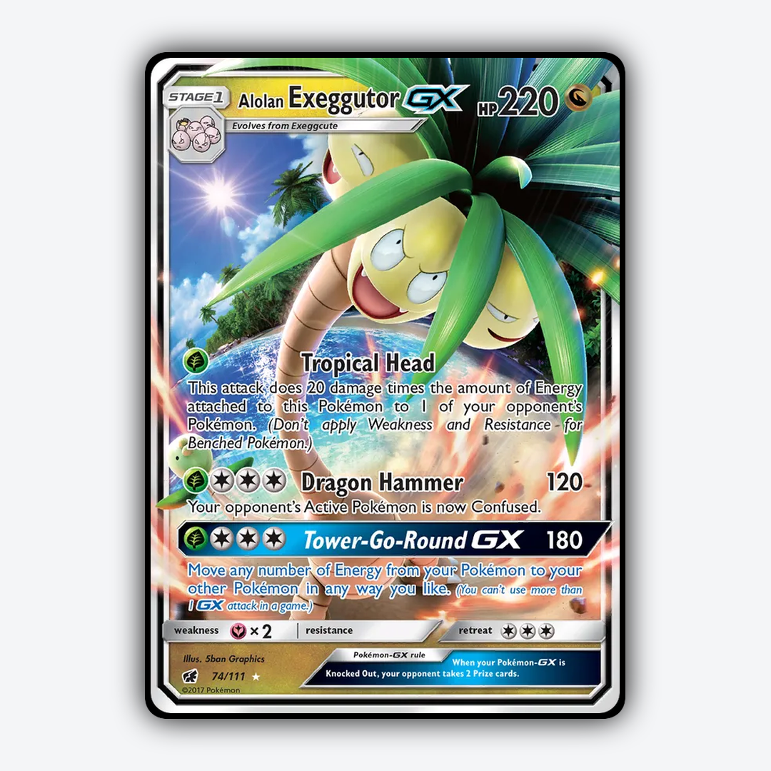 Alolan Exeggutor-GX 074/111 - Crimson Invasion Set - Card Rug