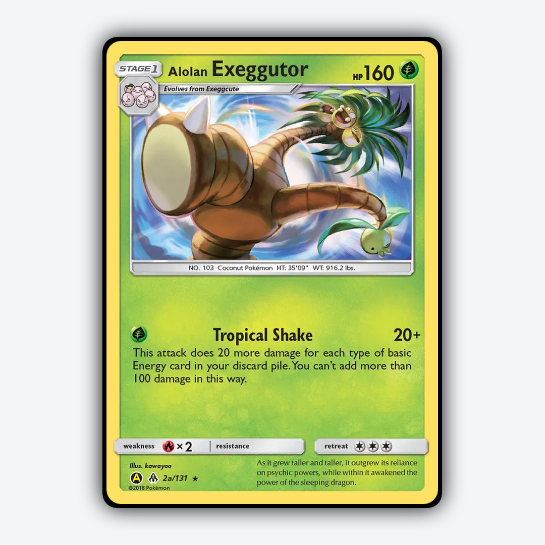 Alolan Exeggutor 002a/131 - Forbidden Light Set - Card Rug