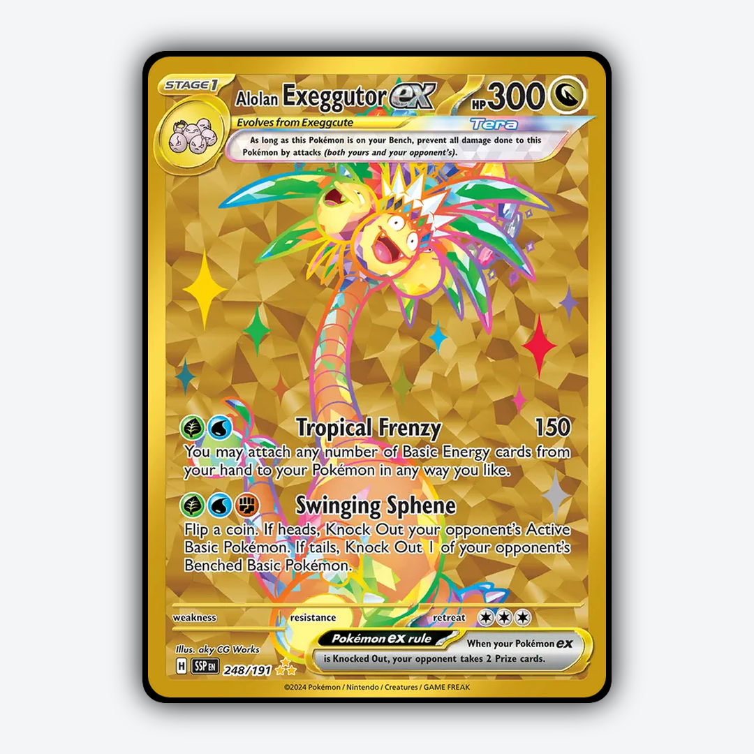 Alolan Exeggutor ex #248 - Surging Sparks Set - Card Rug