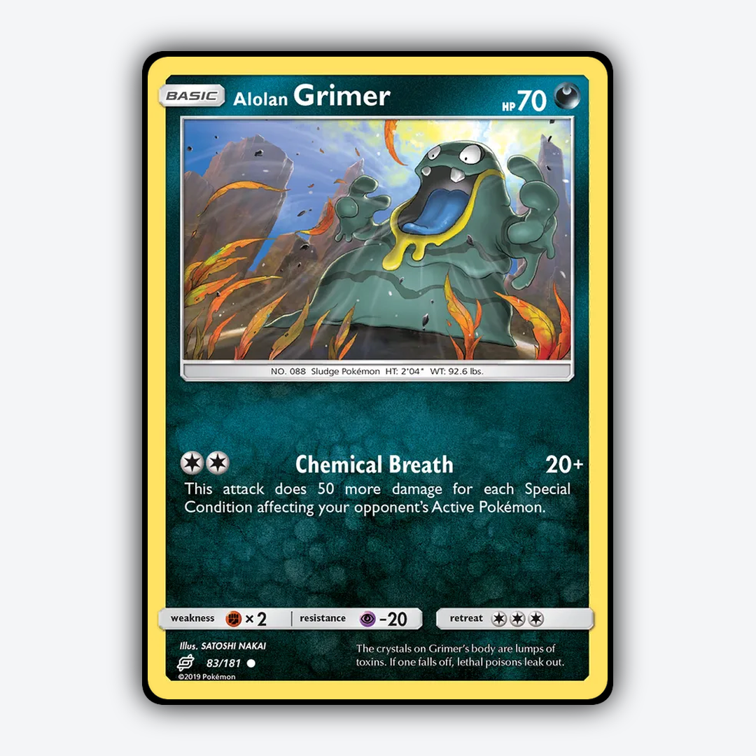 Alolan Grimer 083/181 - Team Up Set - Card Rug