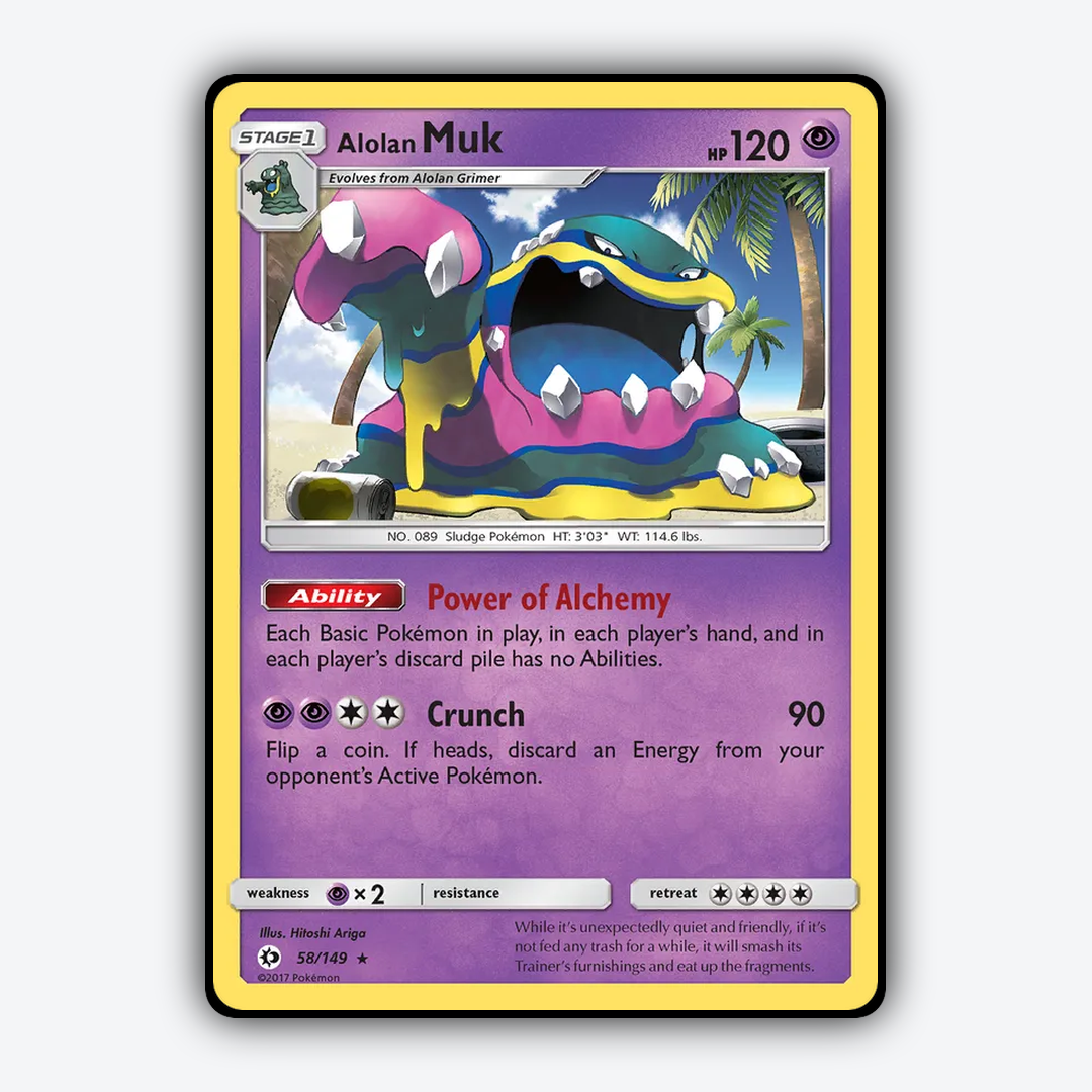 Alolan Muk 058/149 - Sun & Moon Set - Card Rug