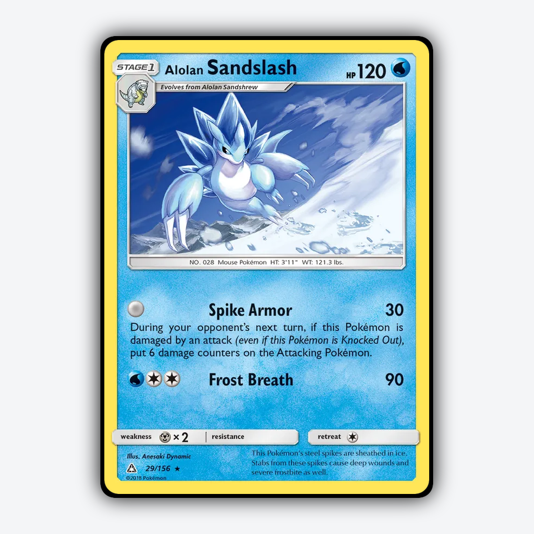 Alolan Sandslash 029/156 - Ultra Prism Set - Card Rug