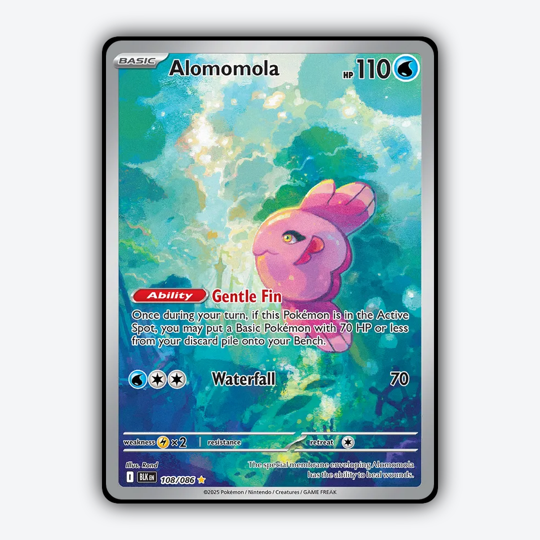 Alomomola #108 - Black Bolt Set - Card Rug