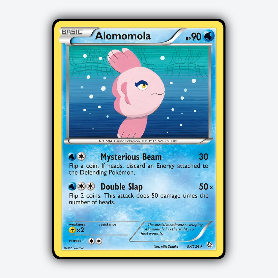Alomomola 037/124 - Dragons Exalted Set - Card Rug