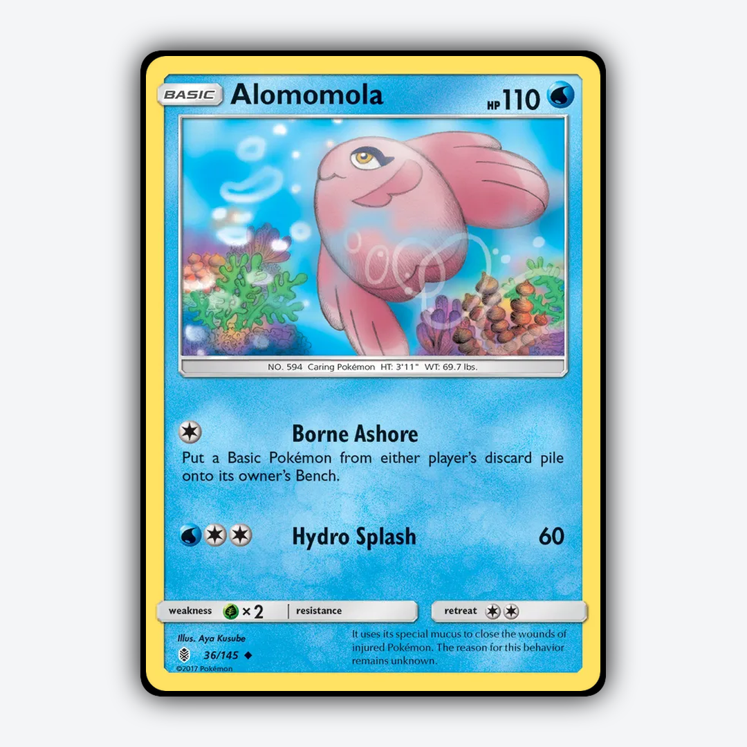 Alomomola 036/145 - Guardians Rising Set - Card Rug