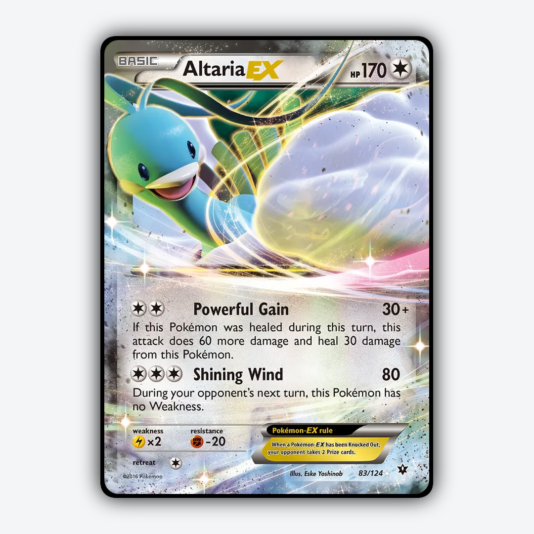 Altaria-EX 083/124 - Fates Collide Set - Card Rug