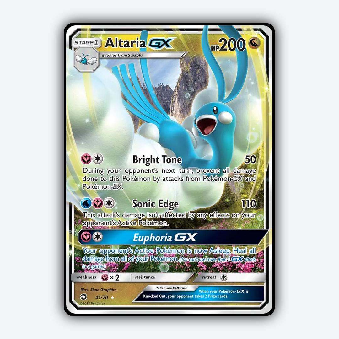 Altaria-GX 041/70 - Dragon Majesty Set - Card Rug