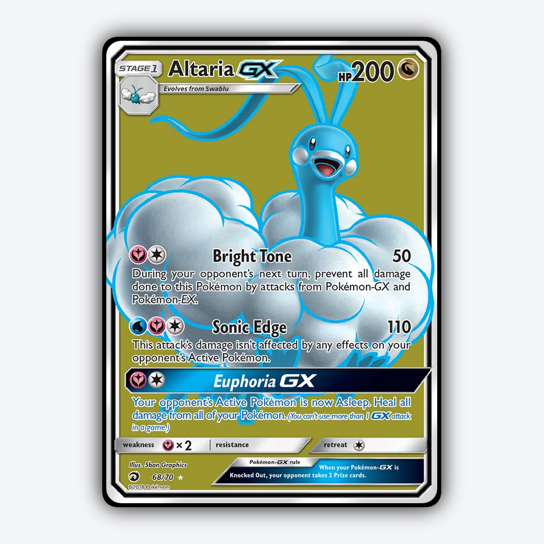 Altaria-GX 068/70 - Dragon Majesty Set - Card Rug