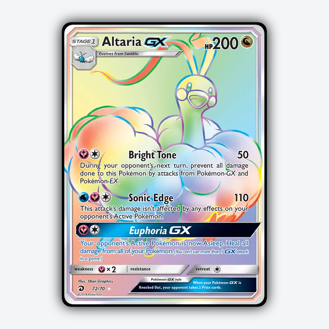 Altaria-GX 072/70 - Dragon Majesty Set - Card Rug