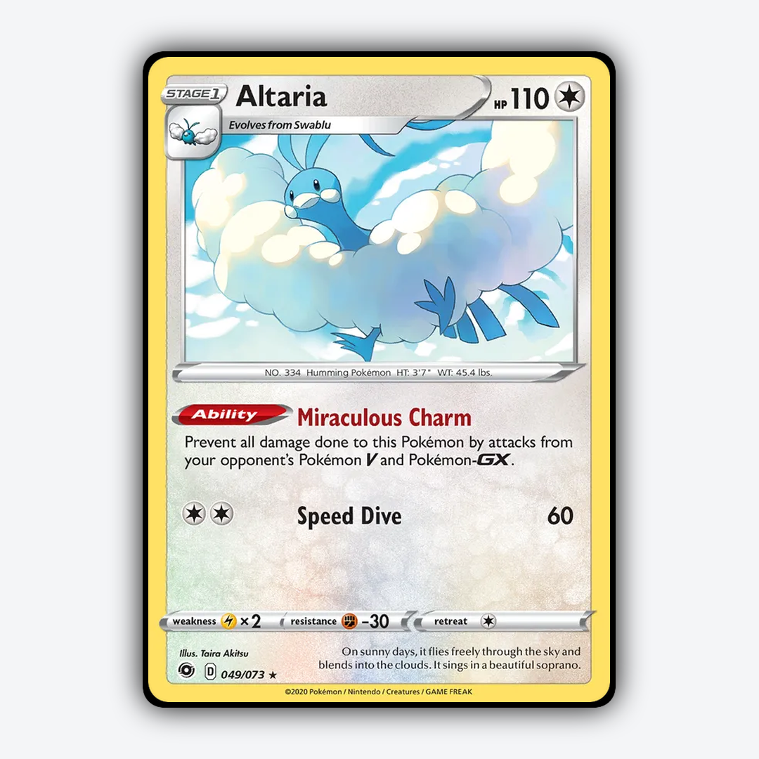 Altaria 049/73 - Champion's Path Set - Card Rug