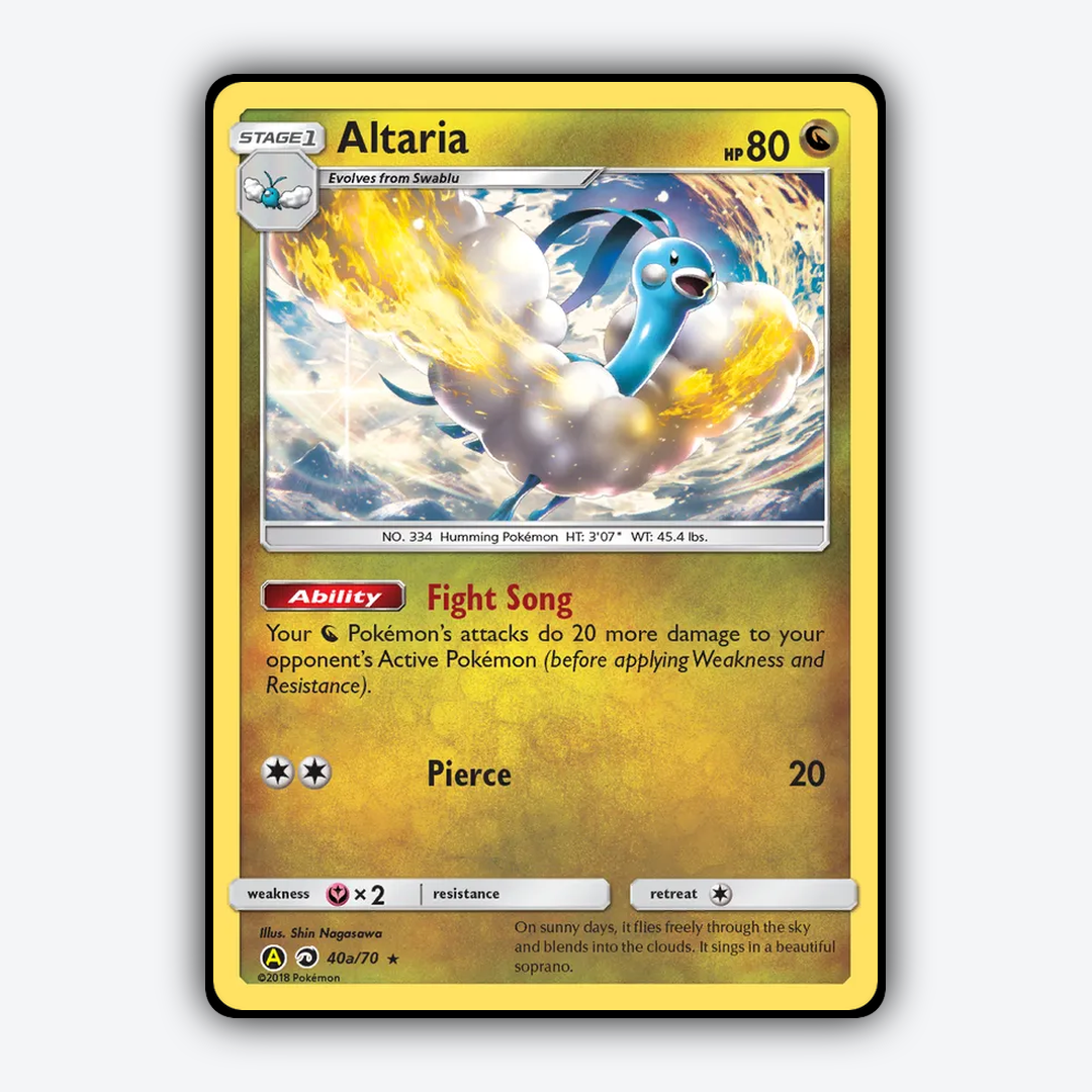 Altaria 040a/70 - Dragon Majesty Set - Card Rug