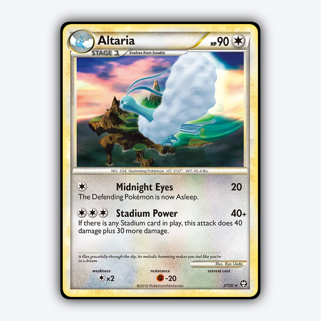 Altaria 002/102 - HS—Triumphant Set - Card Rug