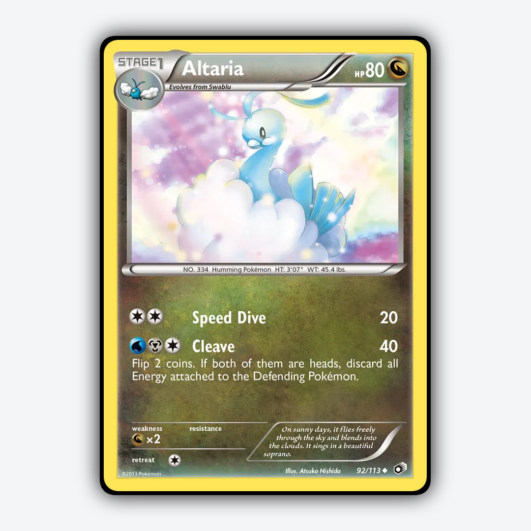 Altaria 092/113 - Legendary Treasures Set - Card Rug