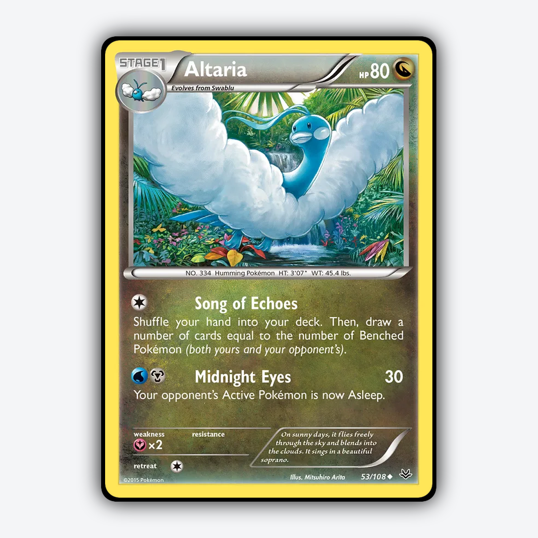 Altaria 053/108 - Roaring Skies Set - Card Rug
