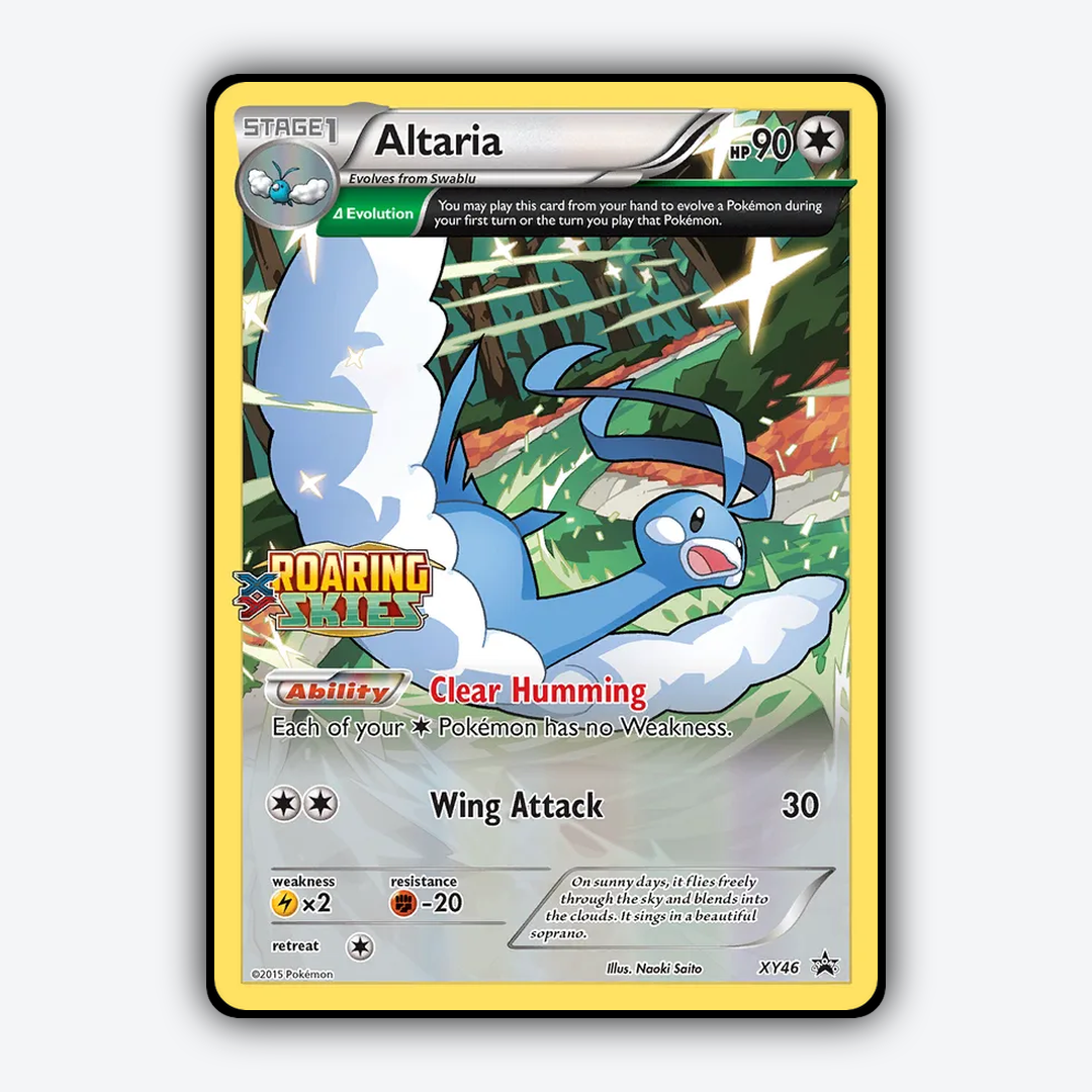 Altaria #46 - XY Black Star Promos Set - Card Rug