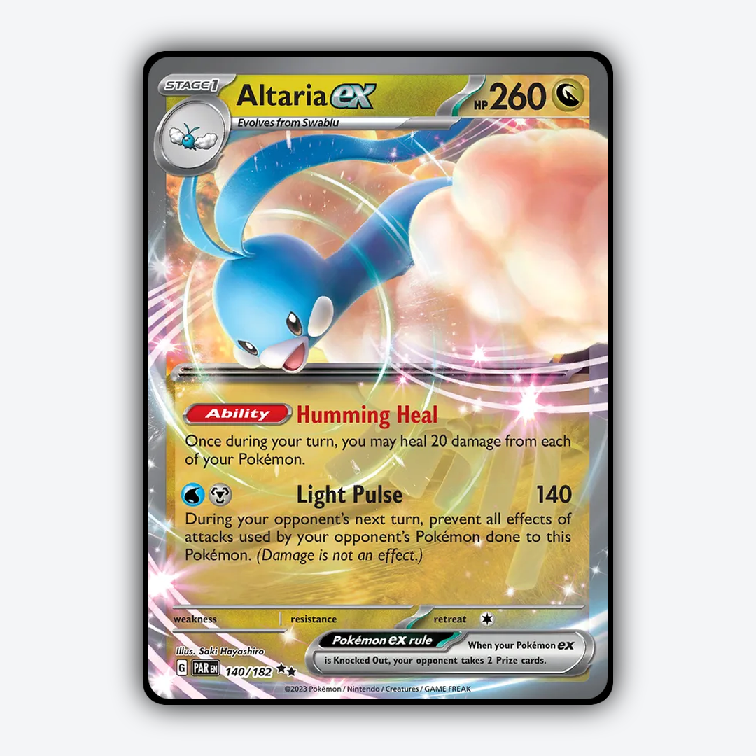 Altaria ex #140 - Paradox Rift Set - Card Rug