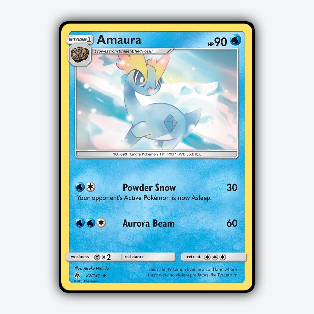 Amaura 027/131 - Forbidden Light Set - Card Rug