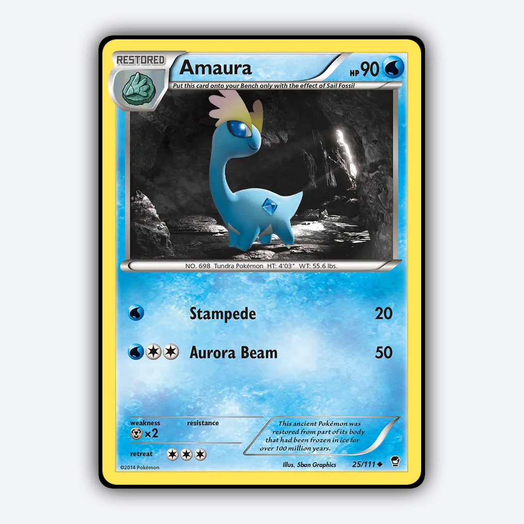 Amaura 025/111 - Furious Fists Set - Card Rug
