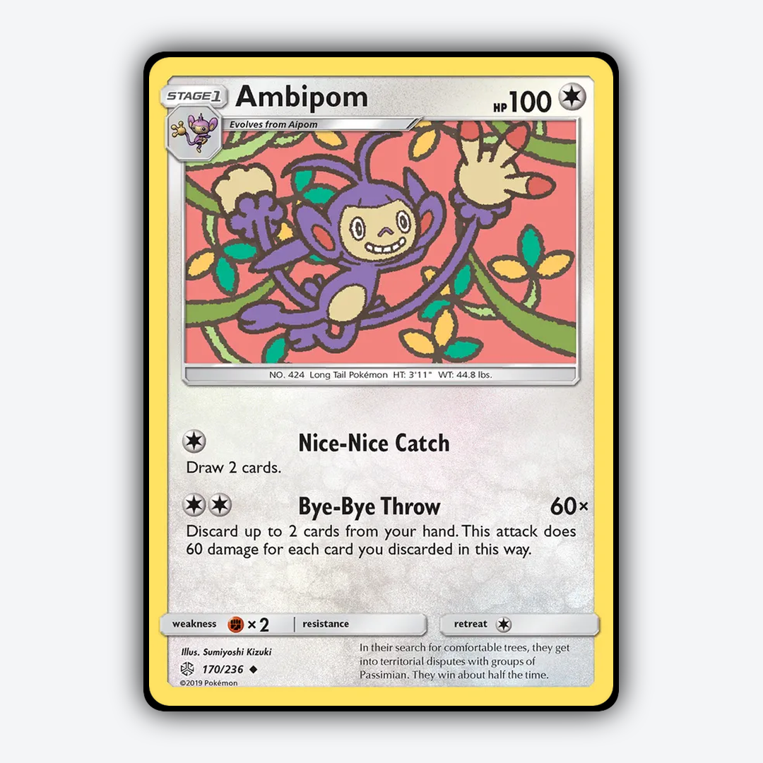 Ambipom 170/236 - Cosmic Eclipse Set - Card Rug