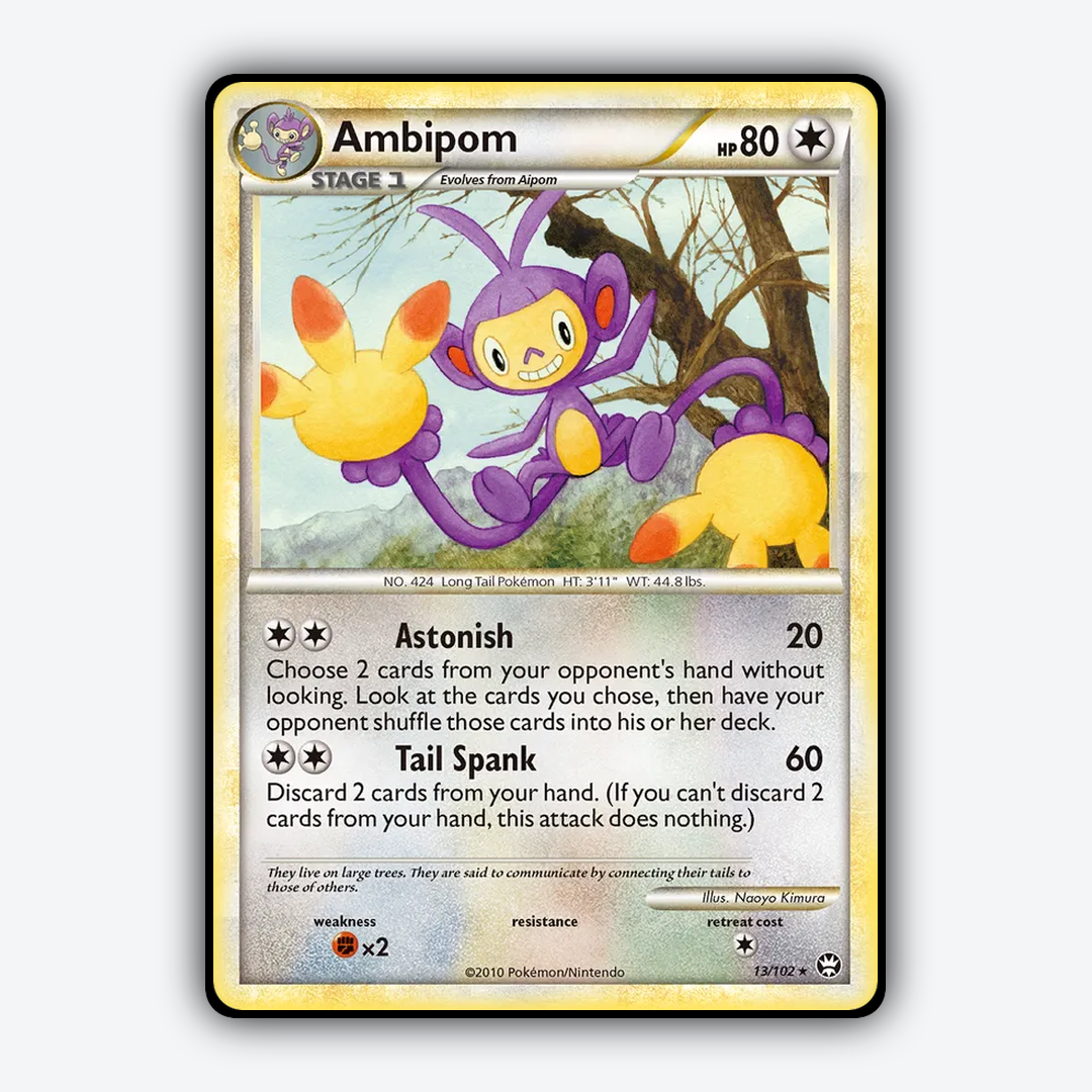 Ambipom 013/102 - HS—Triumphant Set - Card Rug