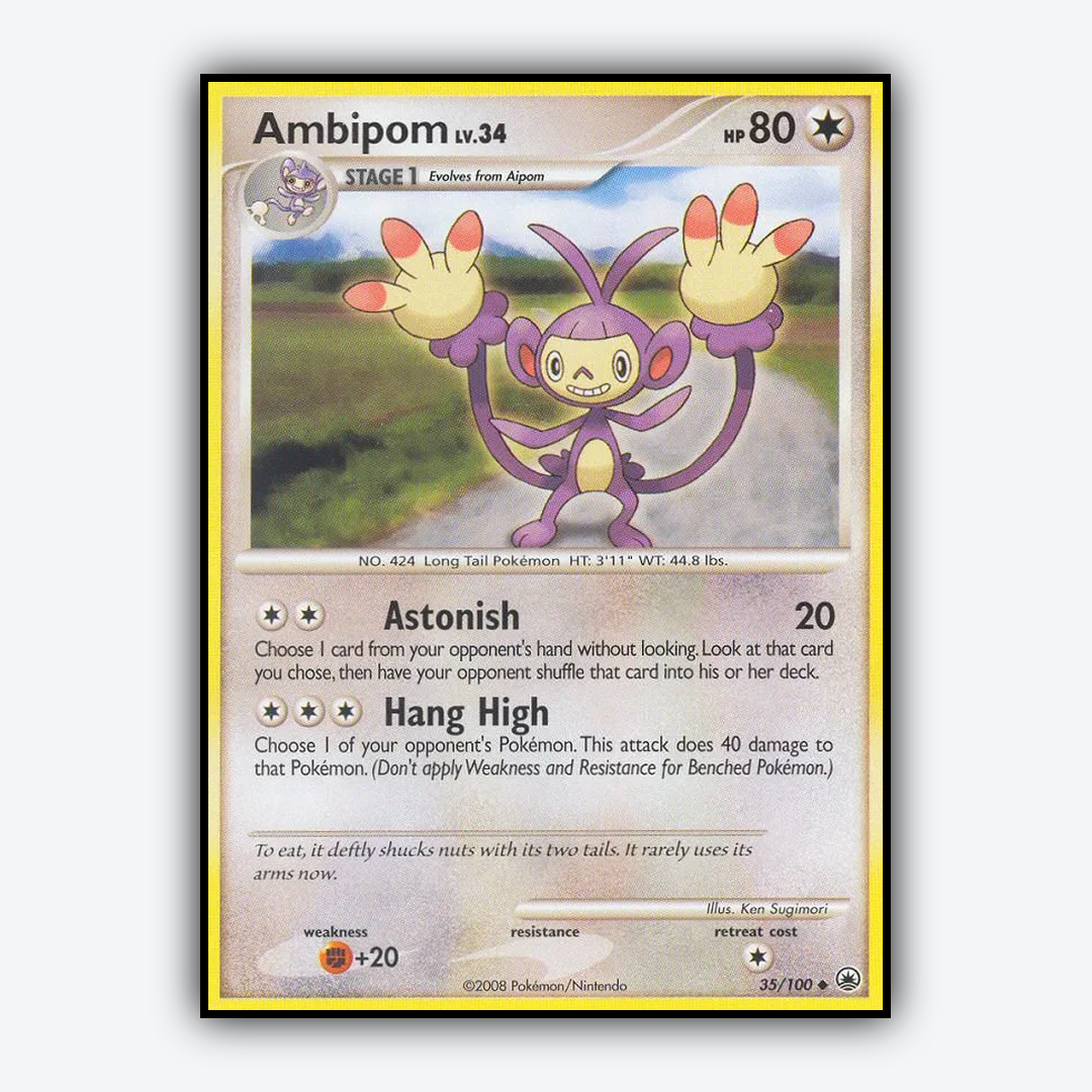 Ambipom 035/100 - Majestic Dawn Set - Card Rug