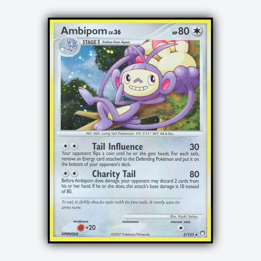 Ambipom 003/123 - Mysterious Treasures Set - Card Rug
