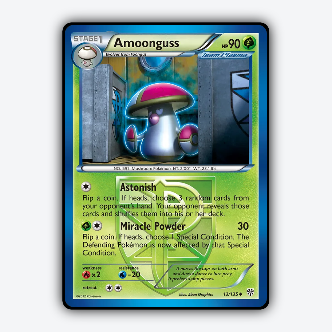Amoonguss 013/135 - Plasma Storm Set - Card Rug