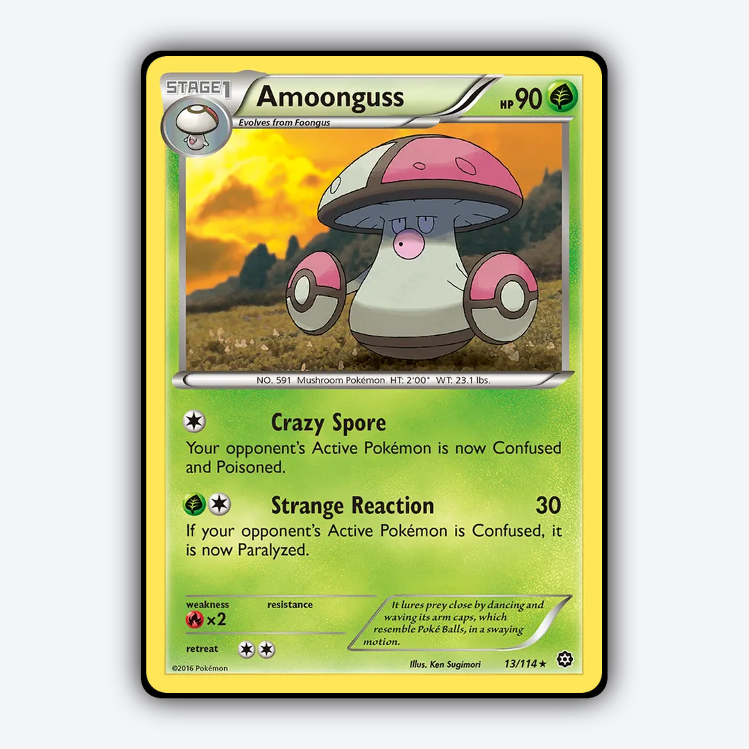 Amoonguss 013/114 - Steam Siege Set - Card Rug