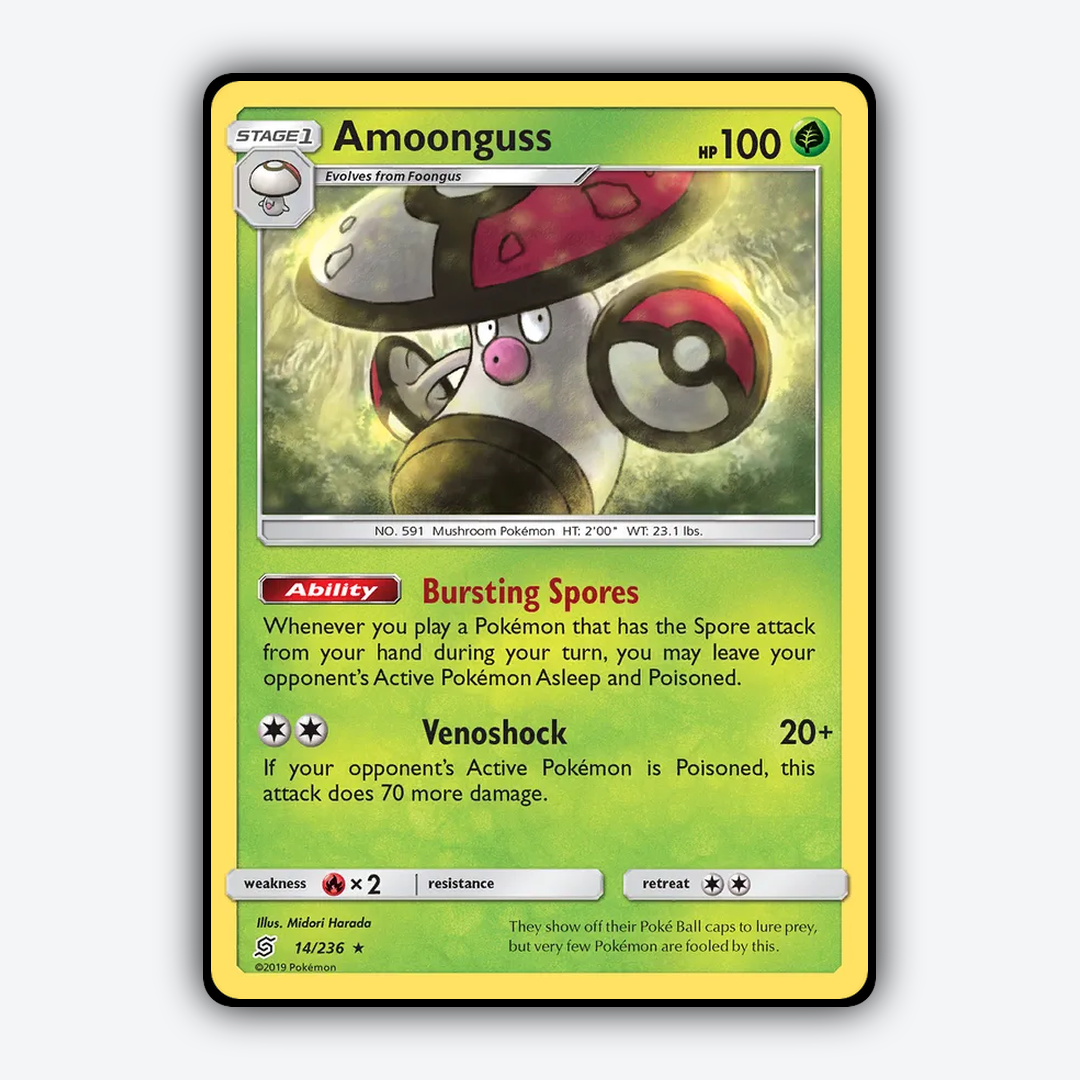 Amoonguss 014/236 - Unified Minds Set - Card Rug