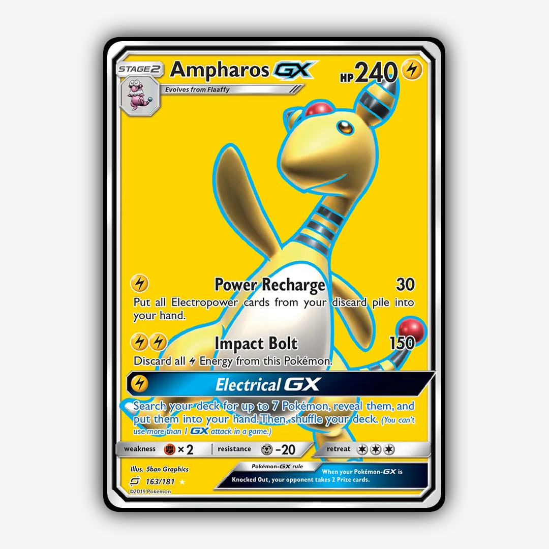 Ampharos-GX 163/181 - Team Up Set - Card Rug