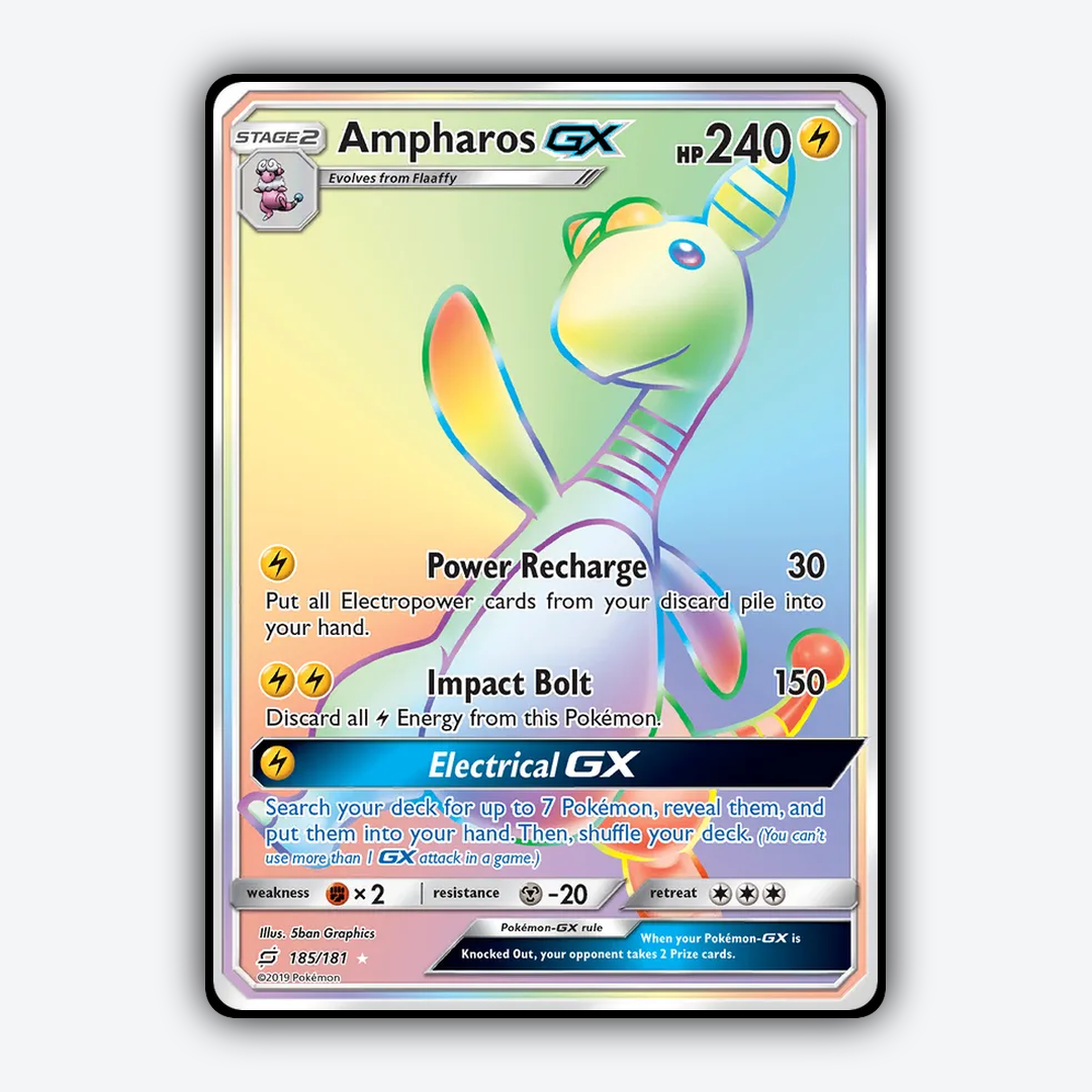 Ampharos-GX 185/181 - Team Up Set - Card Rug
