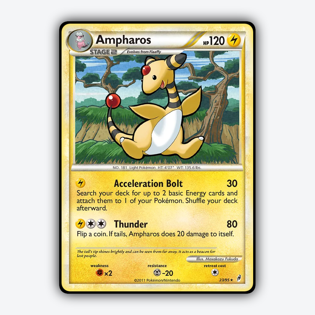 Ampharos 023/95 - Call of Legends Set - Card Rug