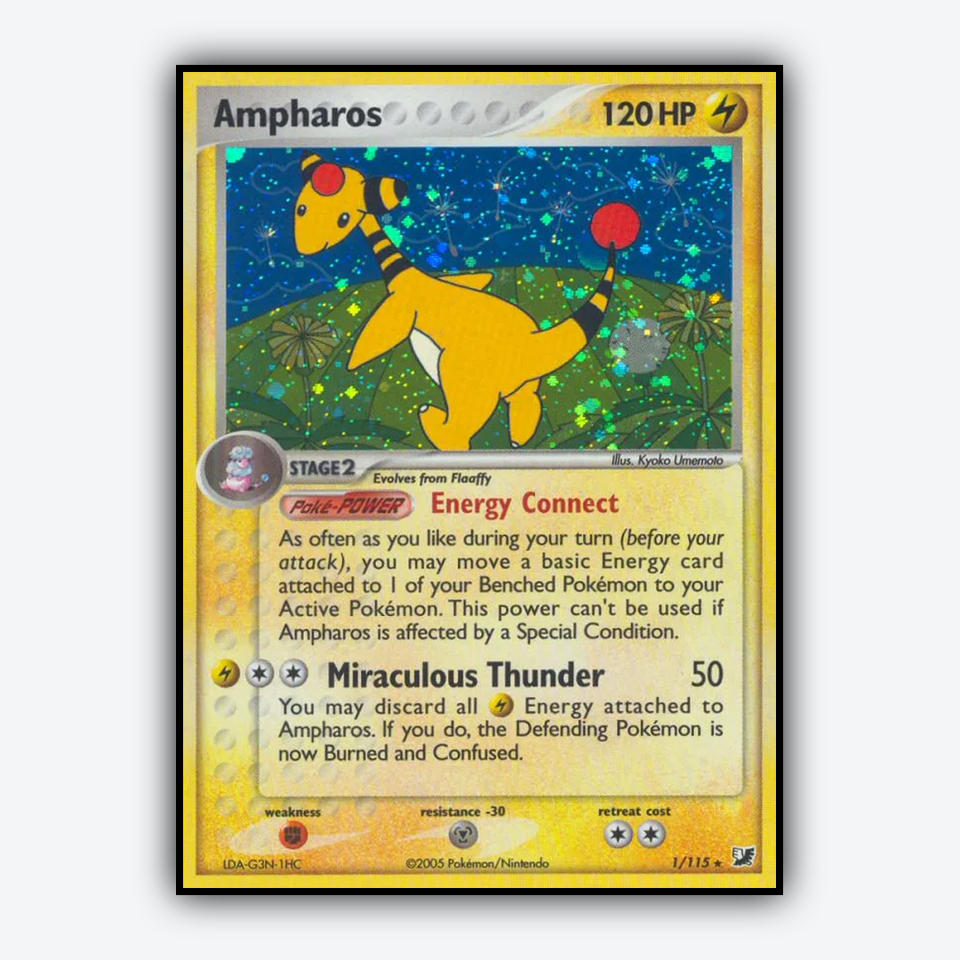 Ampharos 001/115 - Unseen Forces Set - Card Rug