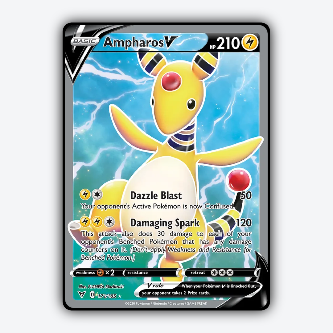 Ampharos V 171/185 - Vivid Voltage Set - Card Rug