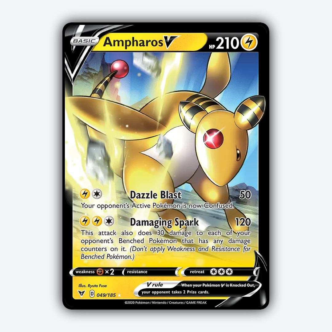 Ampharos V 049/185 - Vivid Voltage Set - Card Rug
