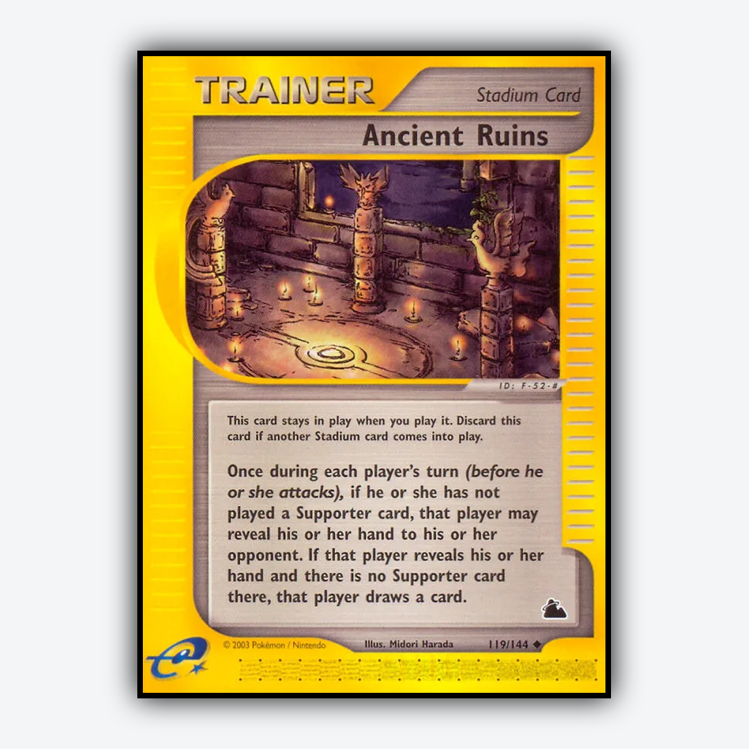 Ancient Ruins 119/144 - Skyridge Set - Card Rug