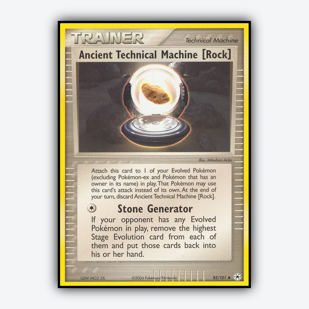 Ancient Technical Machine [Rock] 085/101 - Hidden Legends Set - Card Rug