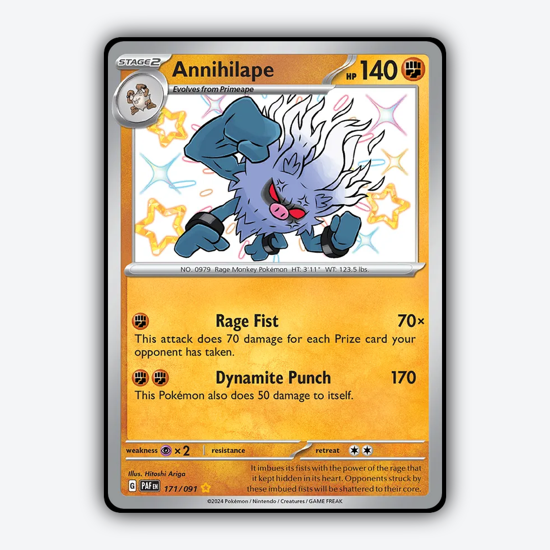 Annihilape #171 - Paldean Fates Set - Card Rug