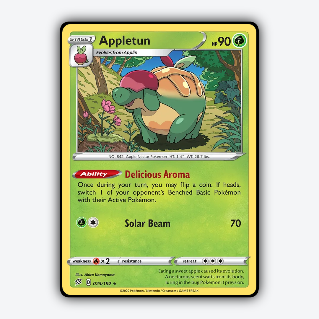 Appletun 023/192 - Rebel Clash Set - Card Rug