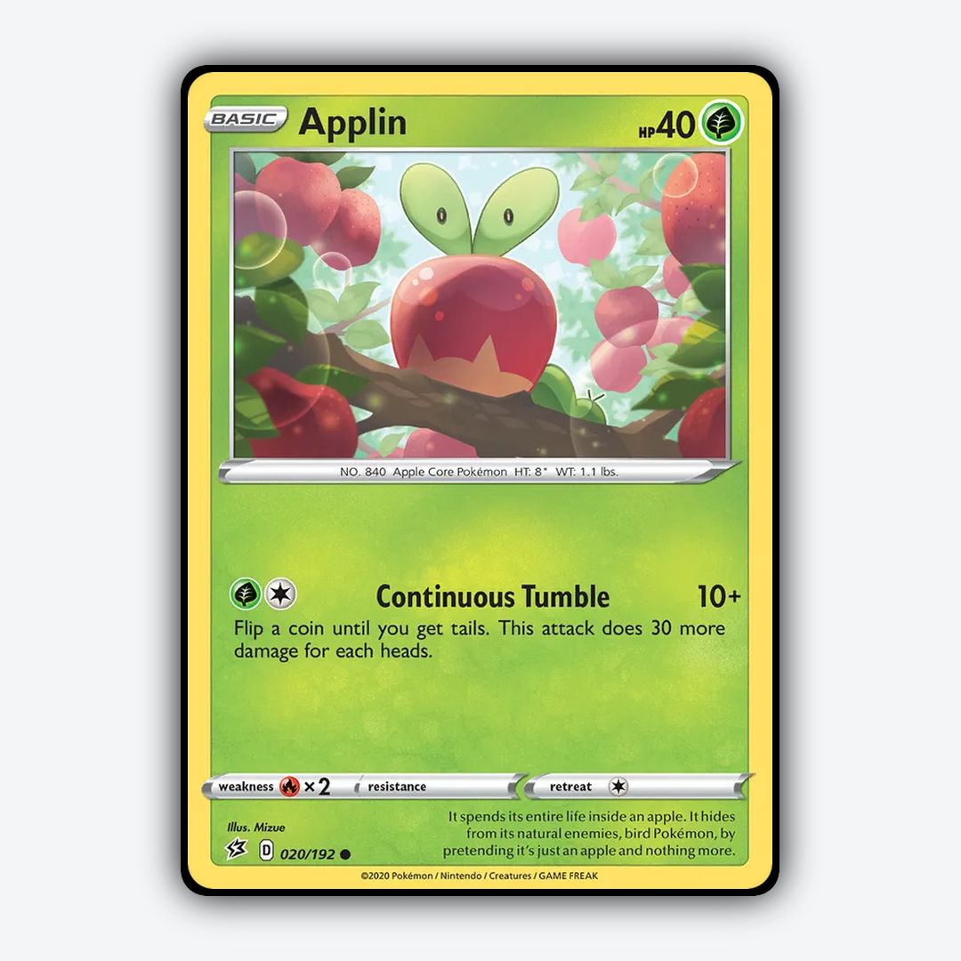 Applin 020/192 - Rebel Clash Set - Card Rug