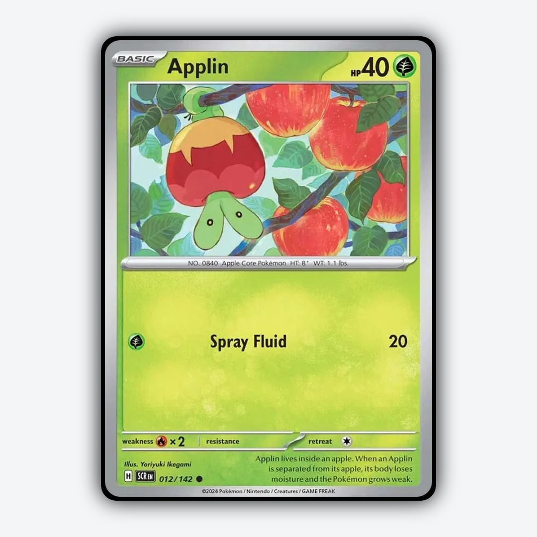 Applin 012/142 - Stellar Crown Set - Card Rug
