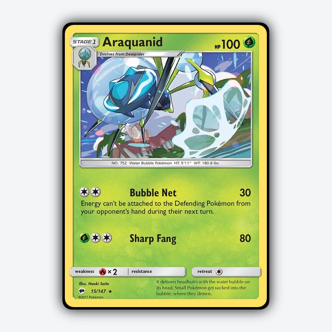 Araquanid 015/147 - Burning Shadows Set - Card Rug