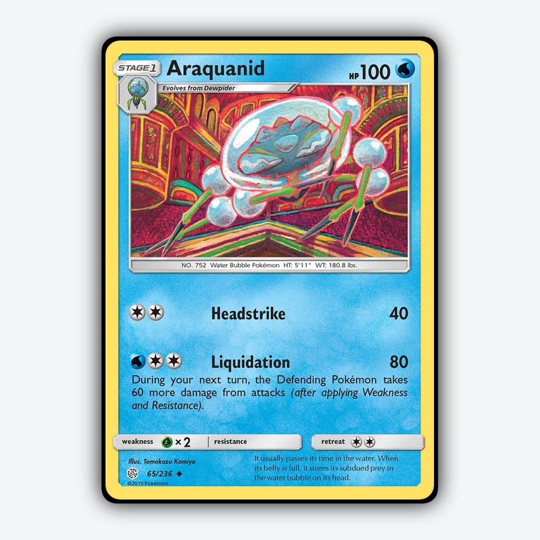 Araquanid 065/236 - Cosmic Eclipse Set - Card Rug