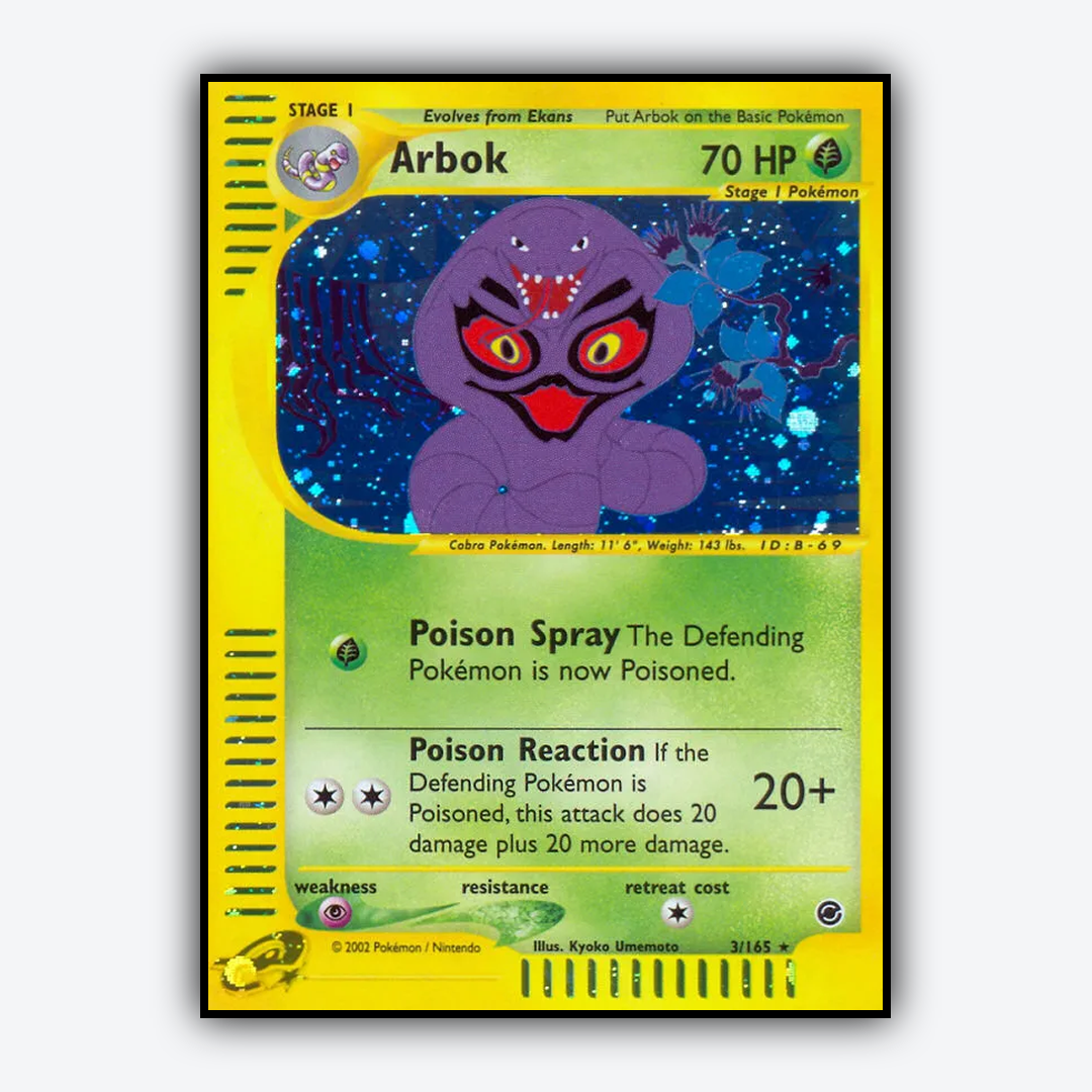 Arbok 003/165 - Expedition Base Set - Card Rug